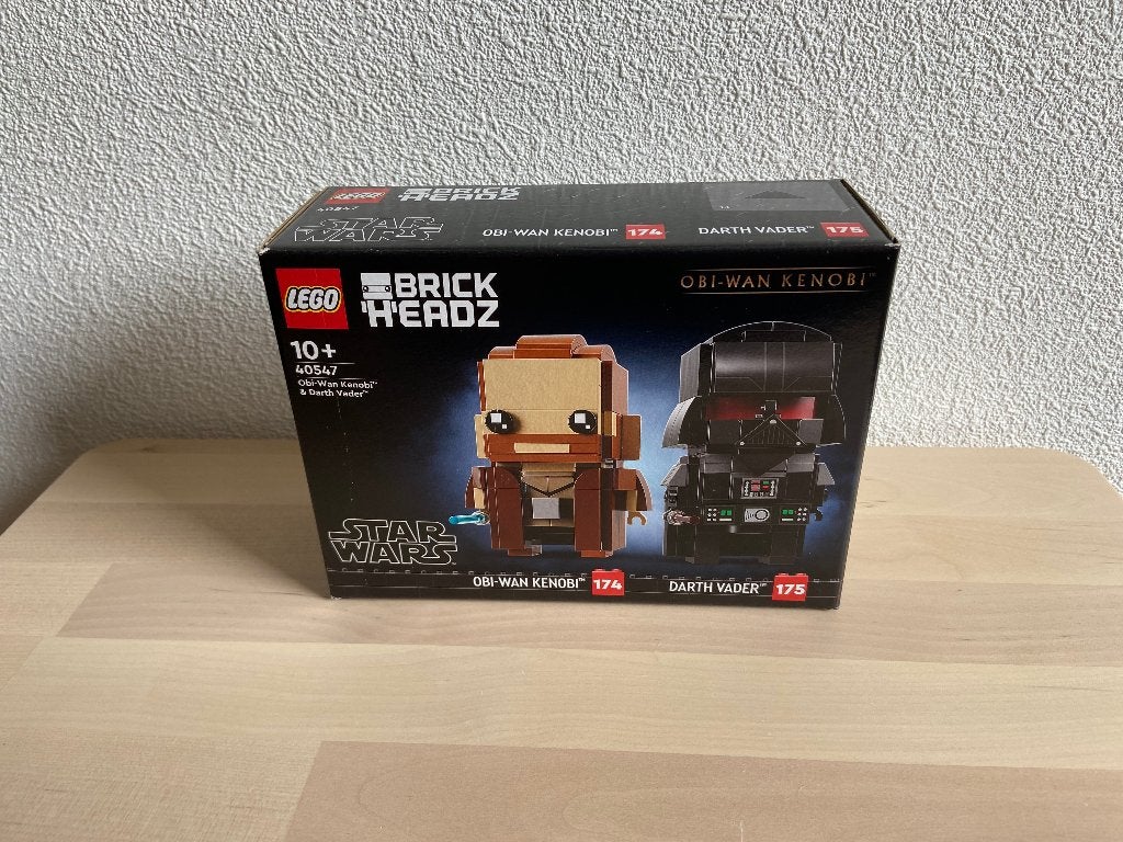 LEGO 40547 Obi-Wan Kenobi & Darth Vader, BrickHeadz, Lego, Nieuw, Ophalen of Verzenden