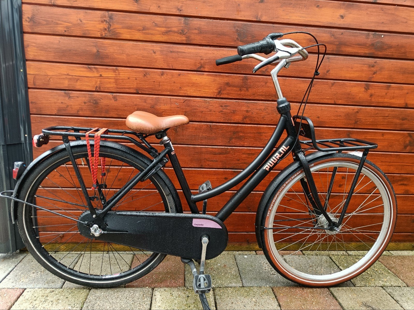 Prachtige Gazelle Puur Nl 28 inch meisjes fiets met 3 V, Ophalen, Terugtraprem, 47 tot 50 cm, Versnellingen