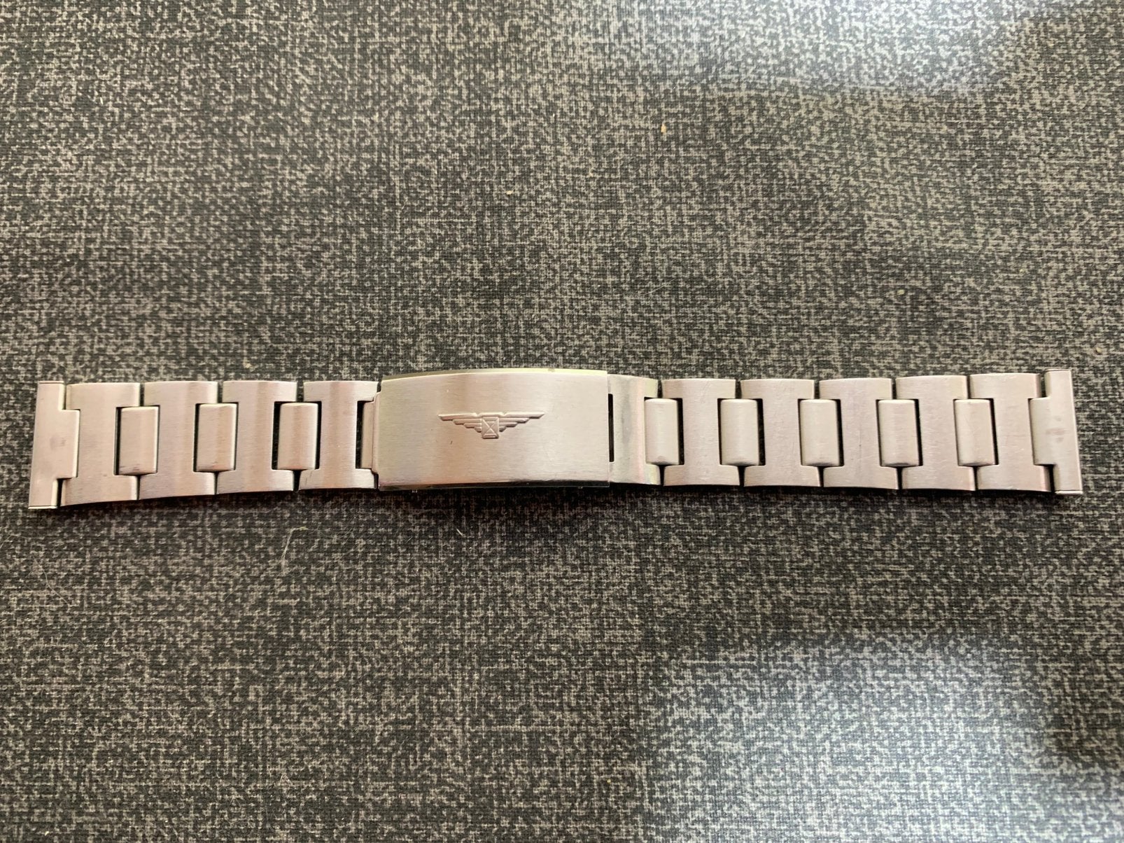 Longines horloge bandje zie maatvoering foto’s, Overige merken, Staal, Staal, Polshorloge