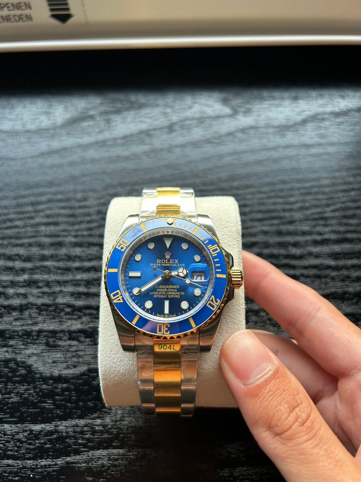 Rolex submariner two tone, Staal, Verzenden, Polshorloge, Nieuw