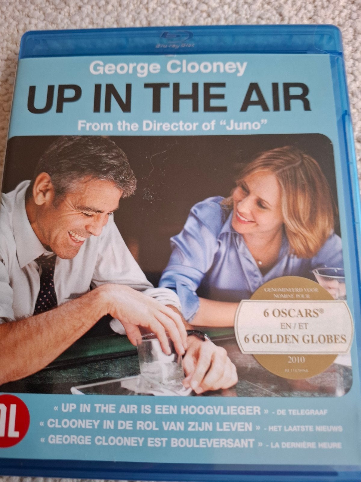 up in the air bluray, Ophalen of Verzenden, Zo goed als nieuw, Muziek en Concerten