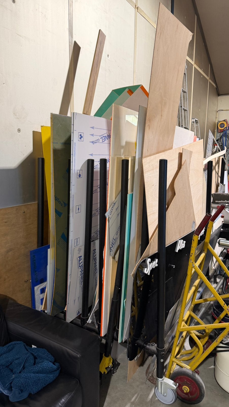 Partij plaatmateriaal, PMMA, dibond, acrylaat, plexiglas etc, Ophalen, Minder dan 25 mm, Zo goed als nieuw, Plank
