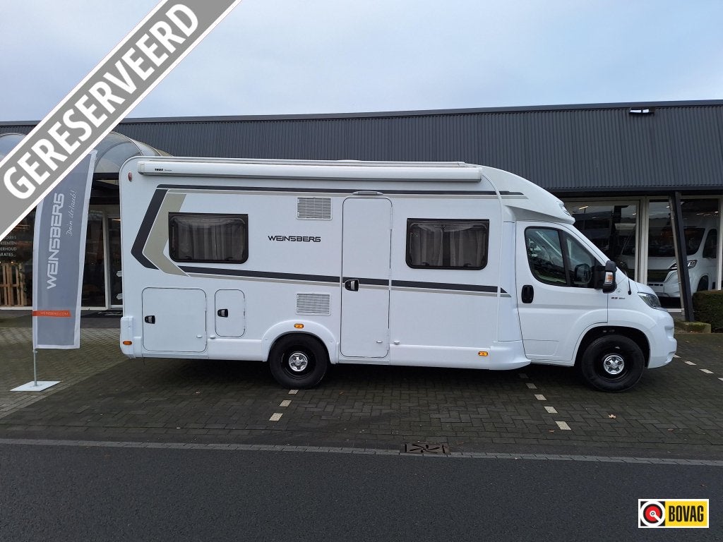 Weinsberg CaraSuite 650 MF VASTBED EN HEFBED, Caravans en Kamperen, Campers, Fiat, Koelkast, Tot en met 6, Cassettetoilet