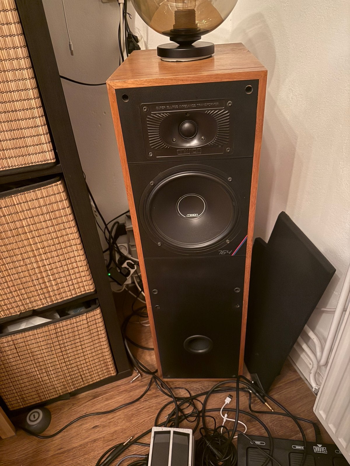 Vintage Mission 764 luidsprekers, echt fineer zuinig op zijn, Audio, Tv en Foto, Luidsprekers, Ophalen, Zo goed als nieuw, 60 tot 120 watt