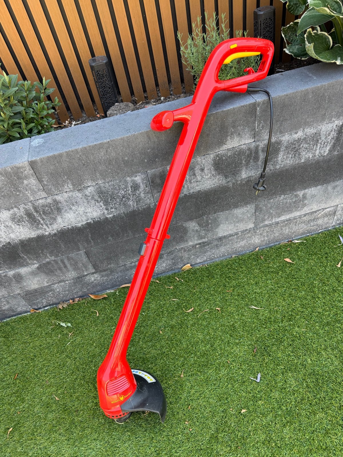 Wolf Garten Lycos E/280 T Elektrische Grastrimmer, Ophalen, Cirkelmaaier, Gebruikt, Elektrische grasmaaier