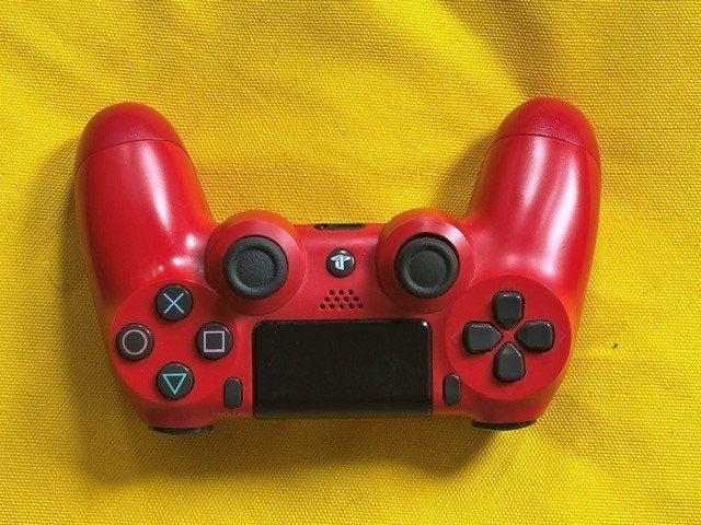 Playstation 4 controller rood, Verzenden, Refurbished, Controller, PlayStation 4