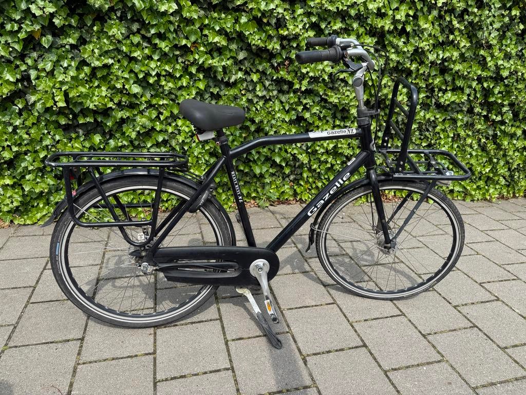 Gazelle Heavy Duty NL 3V 28inch 59cm herenfiets, Fietsen en Brommers, Fietsen | Jongens, Gebruikt, 26 inch of meer, Versnellingen