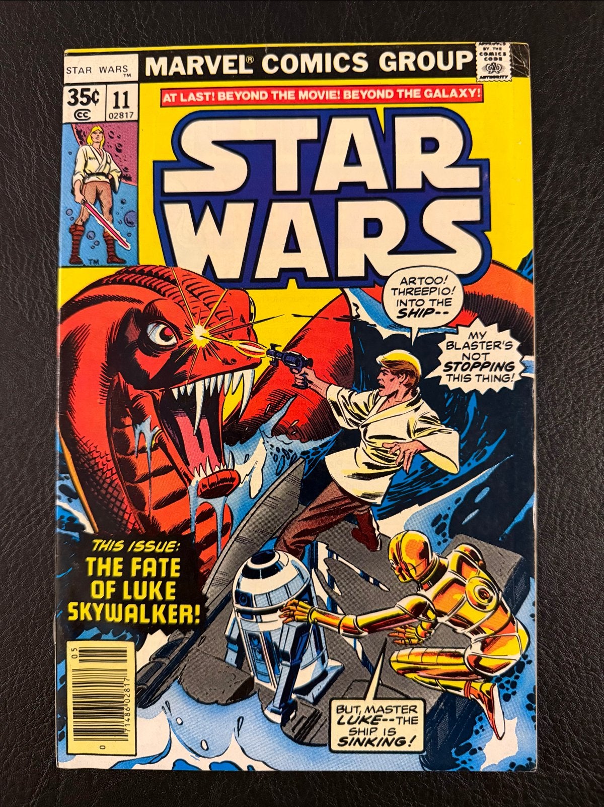 Star Wars Comic #11 1e Druk 1978 Marvel - Fine Conditie, Eén comic, Amerika, Ophalen of Verzenden, Zo goed als nieuw