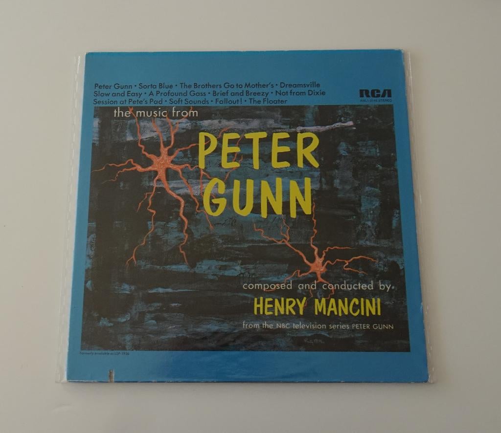 Henry Mancini - The Music From Peter Gunn uit 1977, Cd's en Dvd's, Vinyl | Filmmuziek en Soundtracks, Ophalen, Zo goed als nieuw