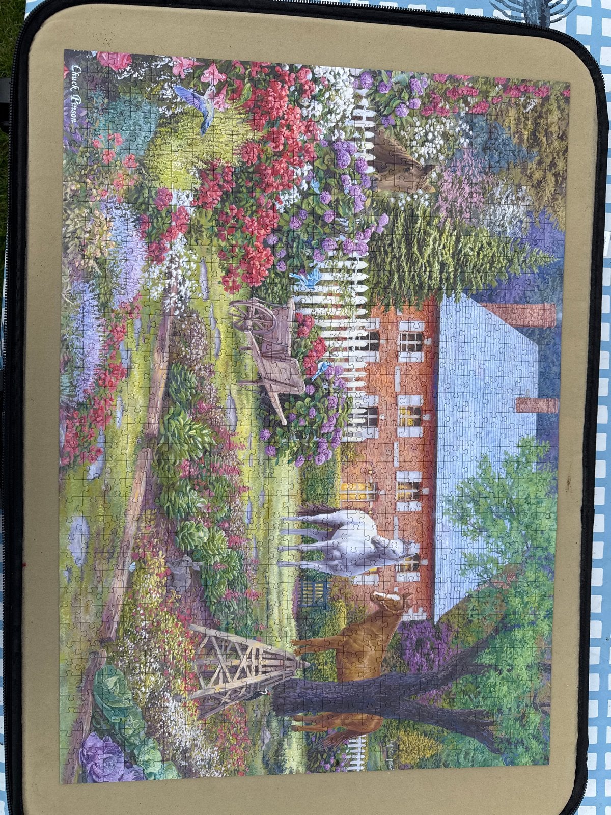 Chuck Pinson Legpuzzel 'The Sweet Gardens' 1000 stukjes, Ophalen, 500 t/m 1500 stukjes, Zo goed als nieuw, Legpuzzel