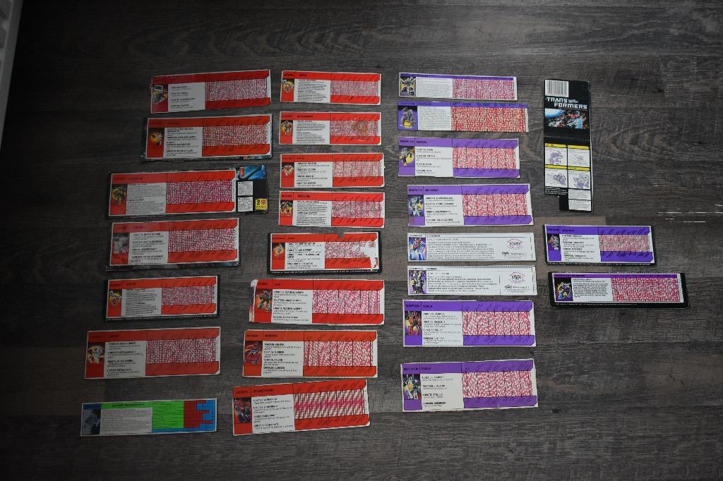 Transformers tech specs combiners G1 Autobots en Decepticons, G1, Ophalen of Verzenden, Gebruikt