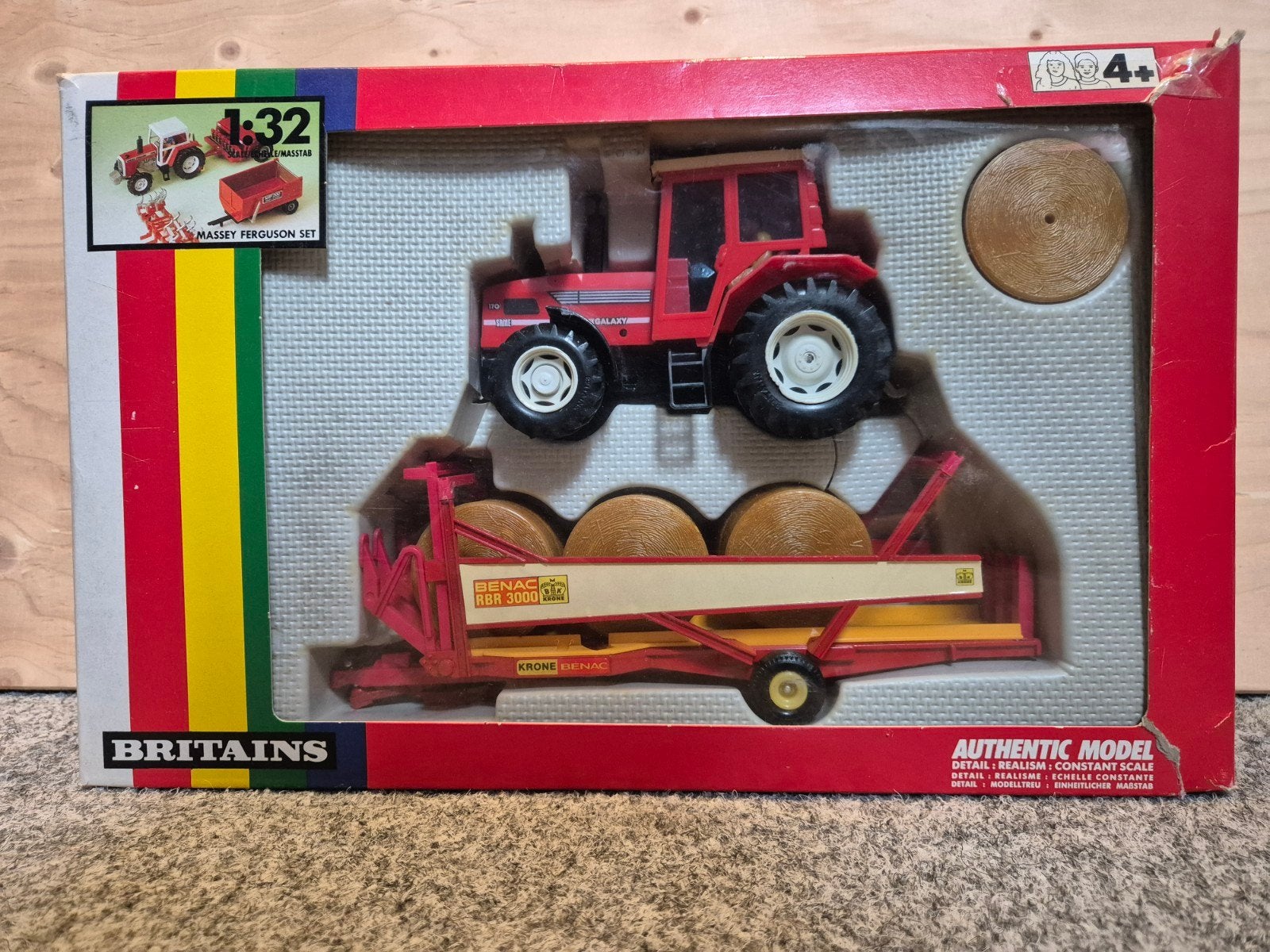Britains 9644 Same gift set, Ophalen of Verzenden, Tractor of Landbouw, Britains