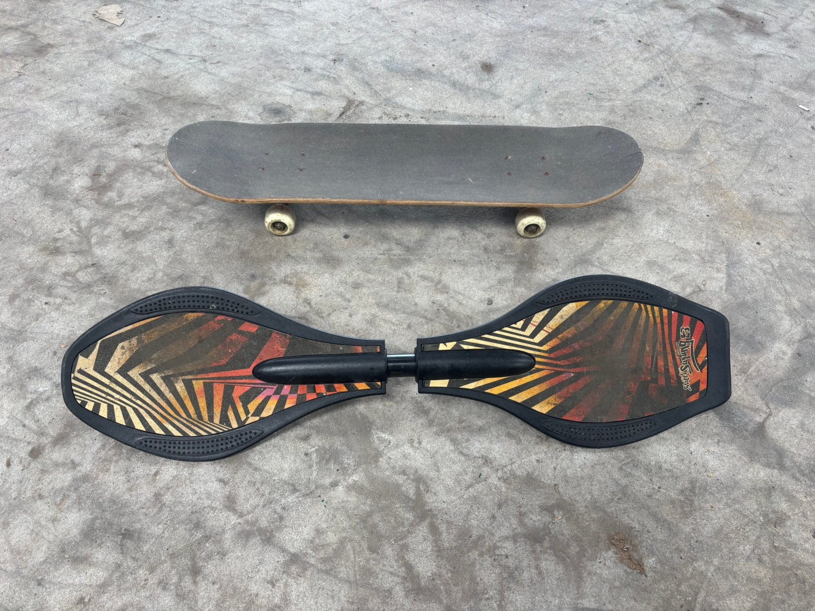 Waveboard en Skateboard, Ophalen, Gebruikt