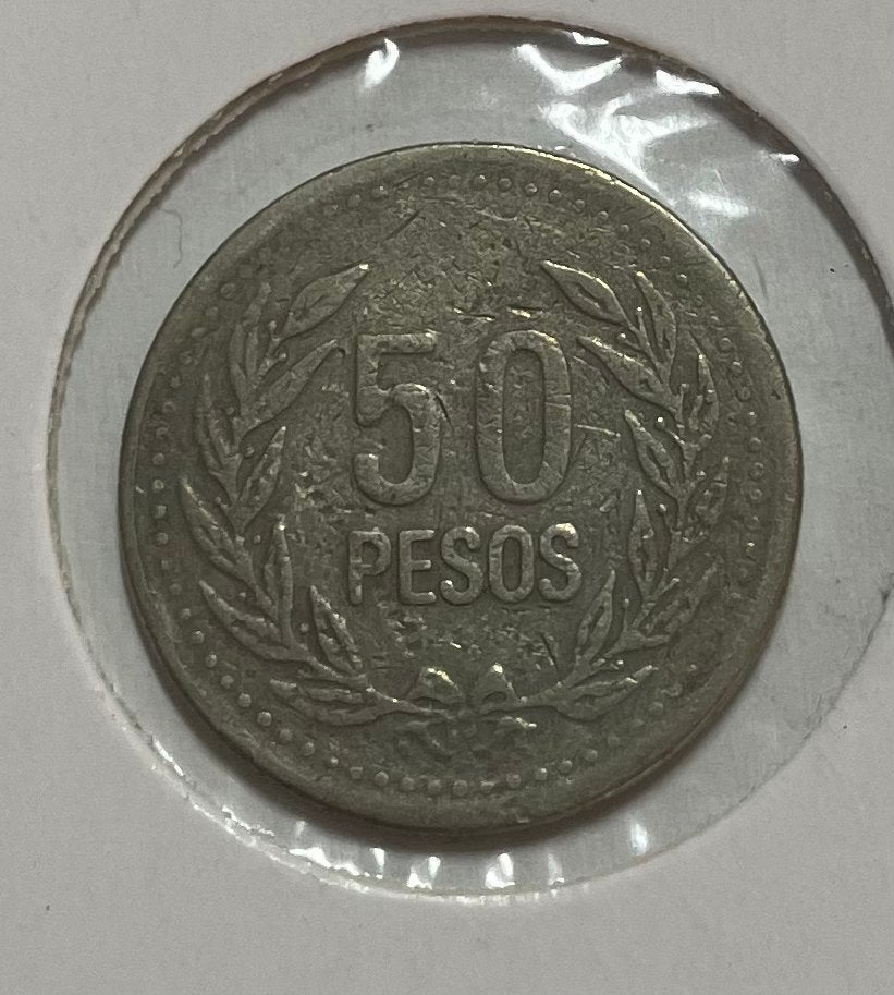 50 pesos Colombia 1994, Ophalen of Verzenden, Zuid-Amerika