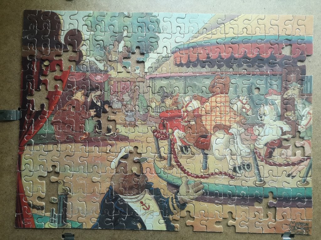 Tom Poes puzzel, Verzamelen, Stripfiguren, Gebruikt, Boek of Spel, Olivier B, Bommel en Tom Poes, Ophalen of Verzenden