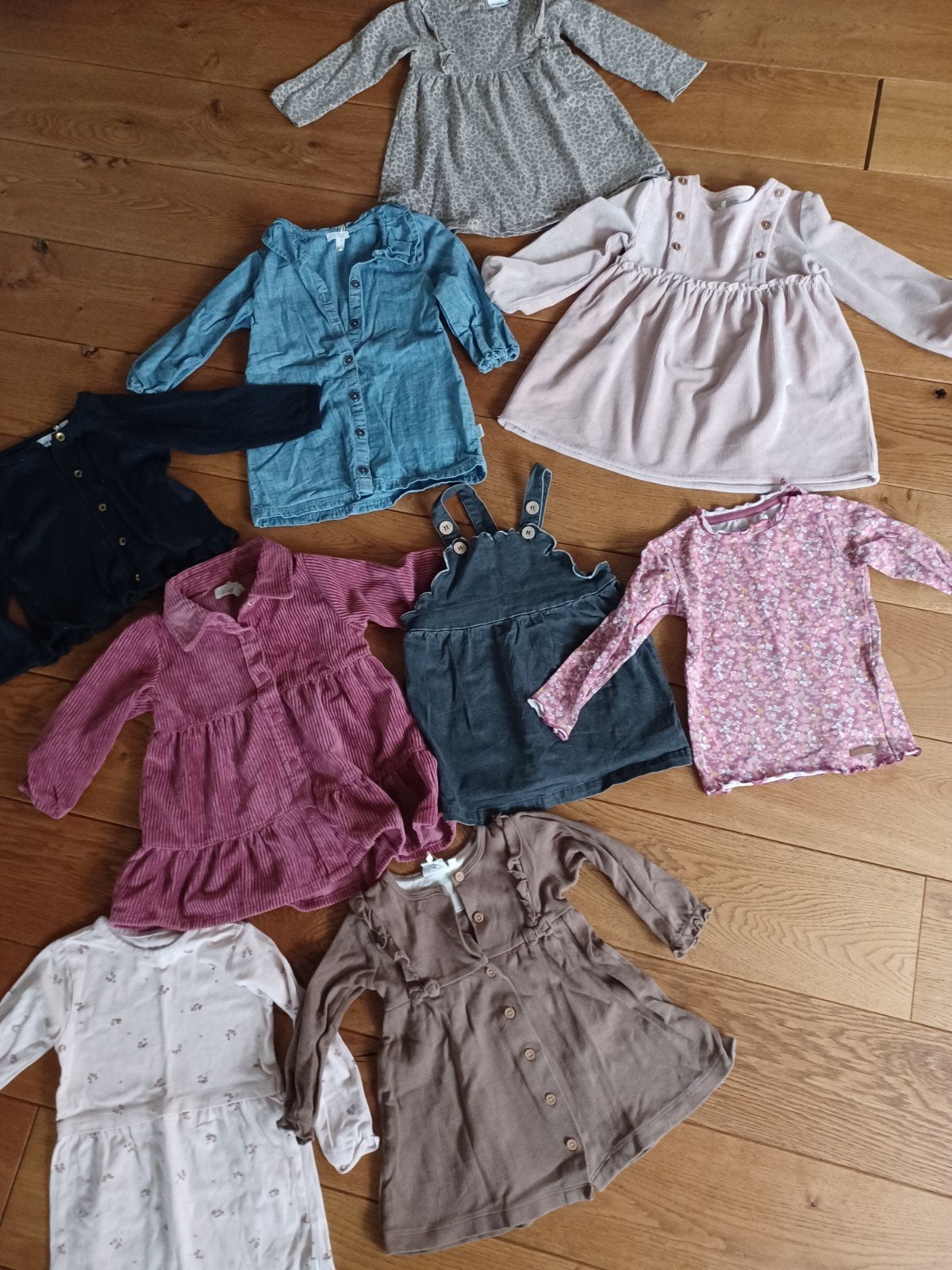 9 stuks babykleding meisje mt 80, Kinderen en Baby's, Ophalen of Verzenden, Zo goed als nieuw, Maat 80