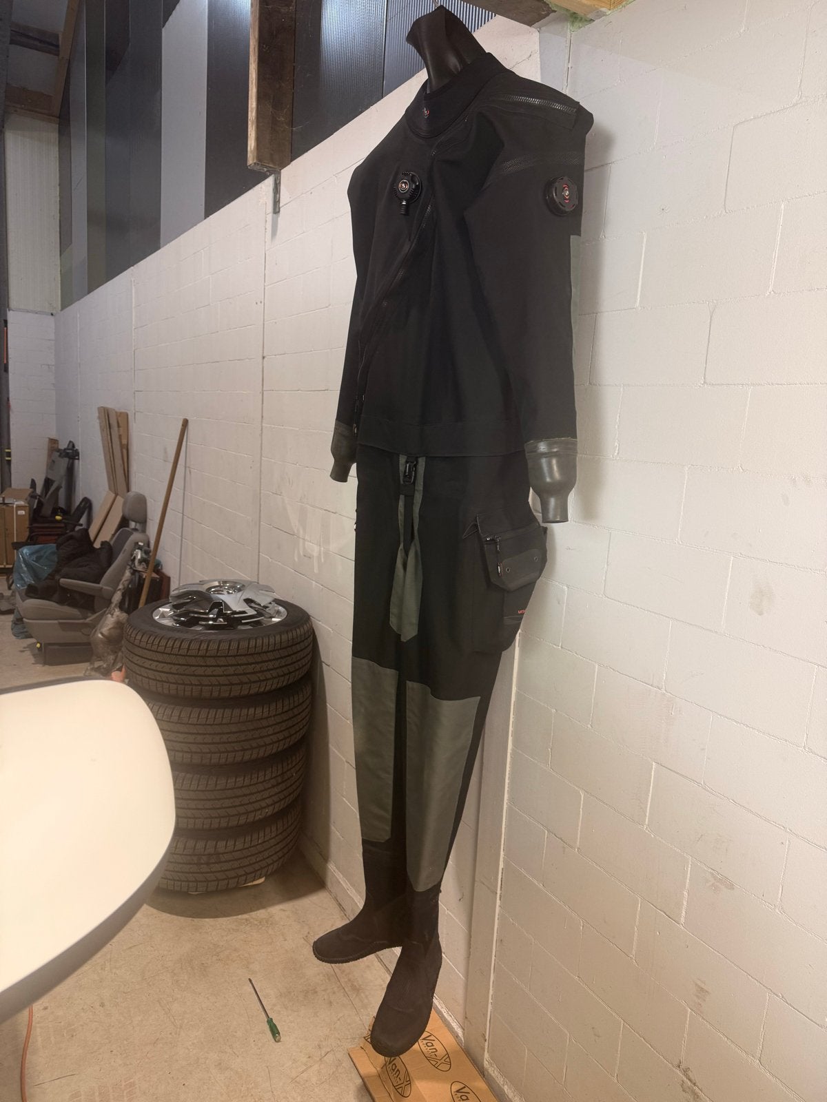 Professionele Ursuit Drysuit XXL - Zo goed als nieuw, Watersport en Boten, Ophalen of Verzenden, Zo goed als nieuw, Heer, Drysuit