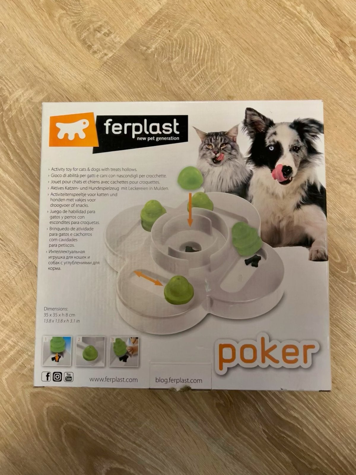 Honden poker enrichment spel, Dieren en Toebehoren, Ophalen of Verzenden, Intelligentiespeelgoed