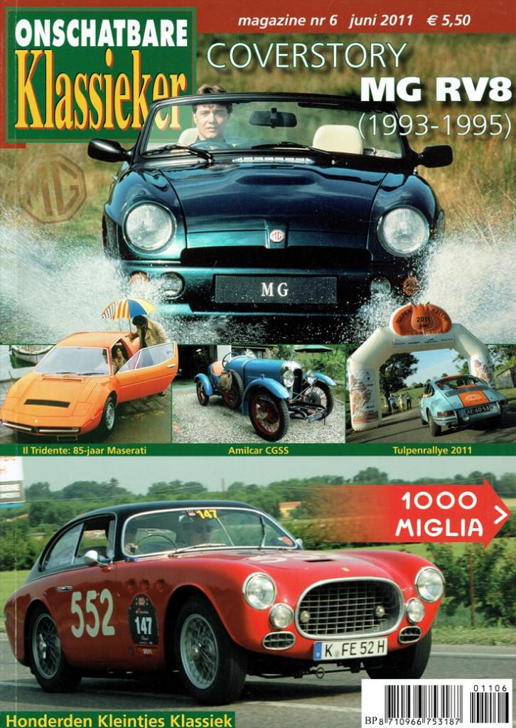 Onschatbare Klassieker 2011 nr. 6 (o.a. MG RV8), Verzenden, Gelezen, Algemeen