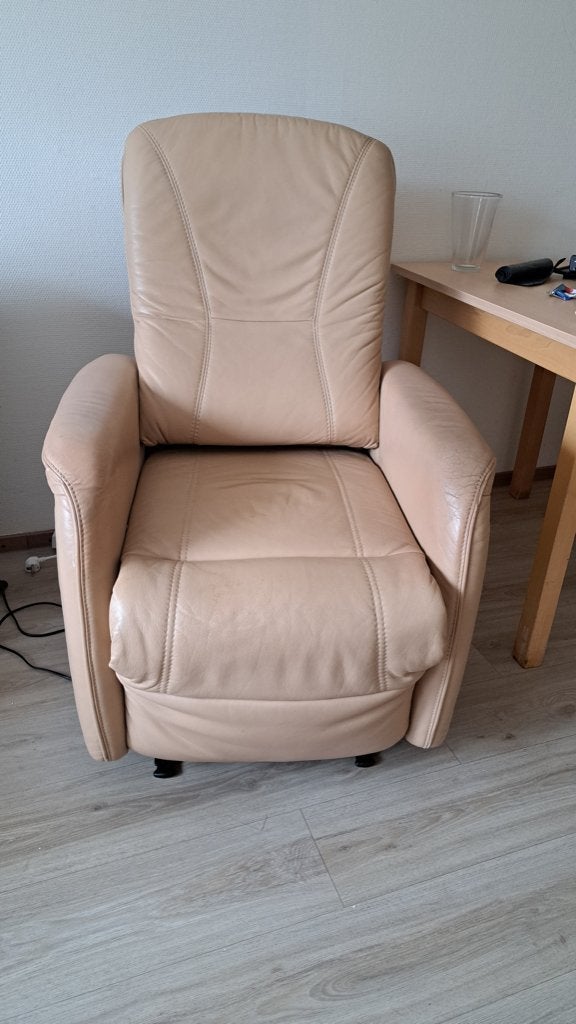 Himolla relaxfauteuille, Ophalen, Minder dan 50 cm, Gebruikt, Leer