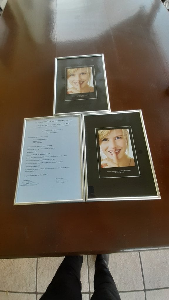 fotolijsten nog 1, Ophalen of Verzenden, Zo goed als nieuw, Standaard fotolijst