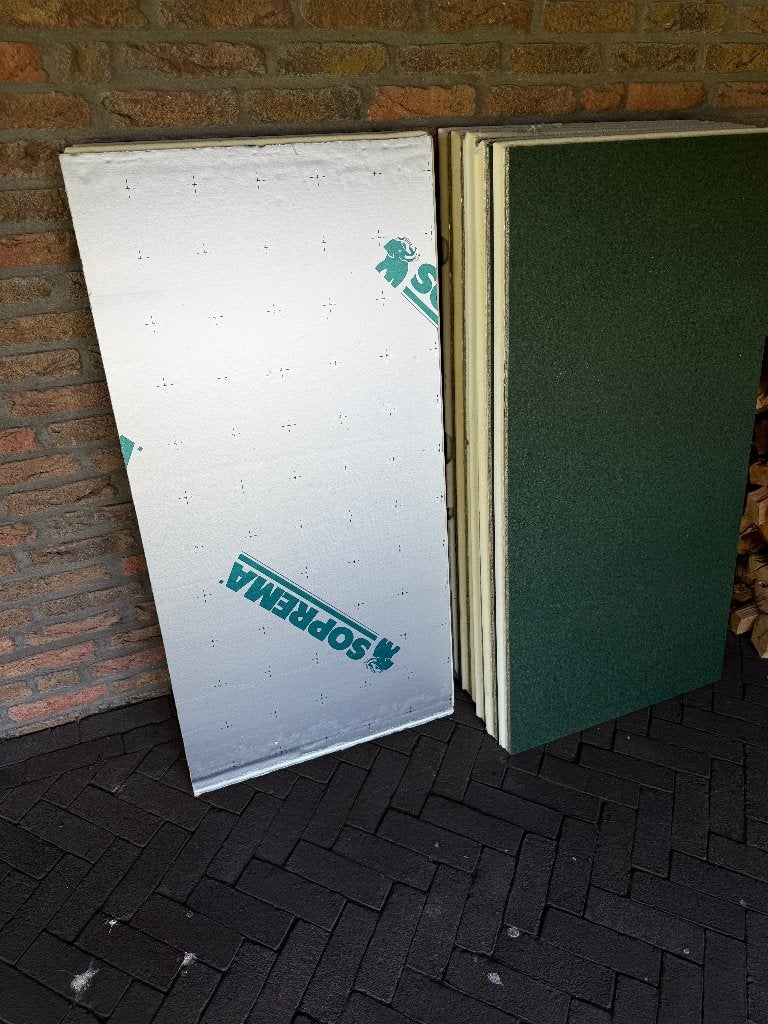 8 stuks nieuwe vloer isolatieplaten, Ophalen, Dakisolatie, 4 tot 8 cm, Nieuw