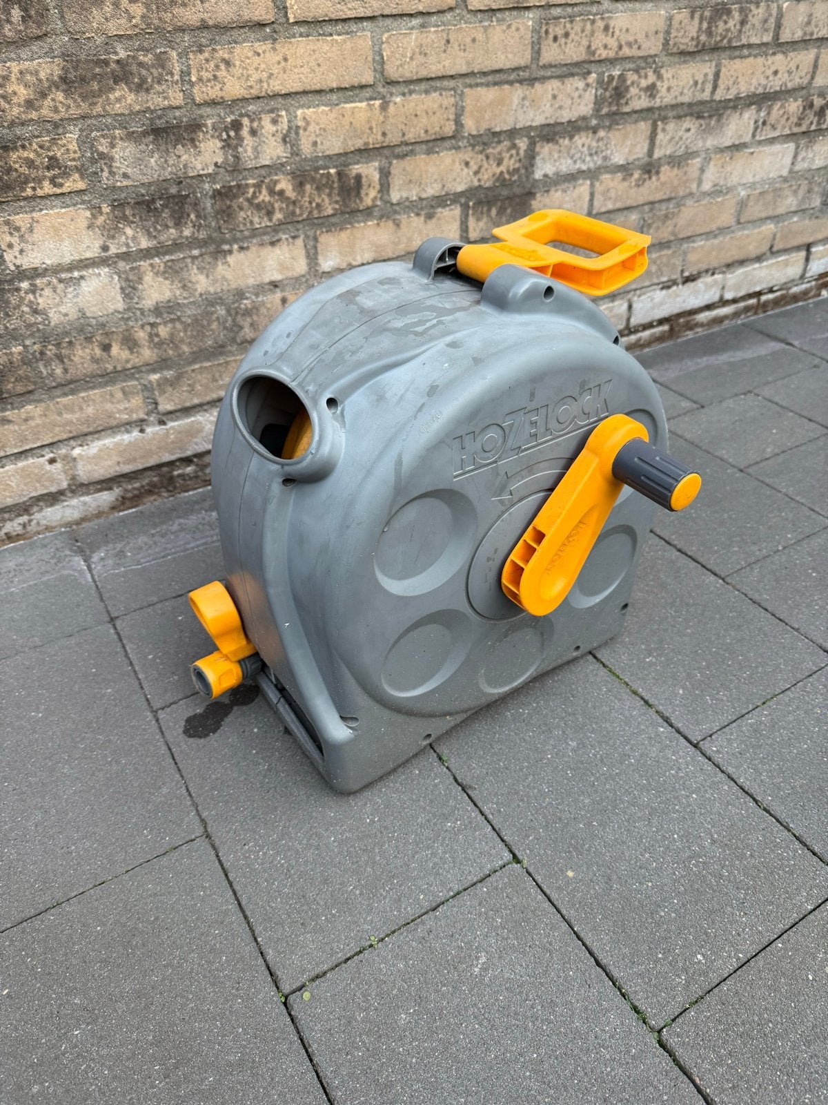 Hozelock dichte Tuinslanghaspel met slang 25m1, Tuin en Terras, Ophalen, Gebruikt, Tuinslanghaspel