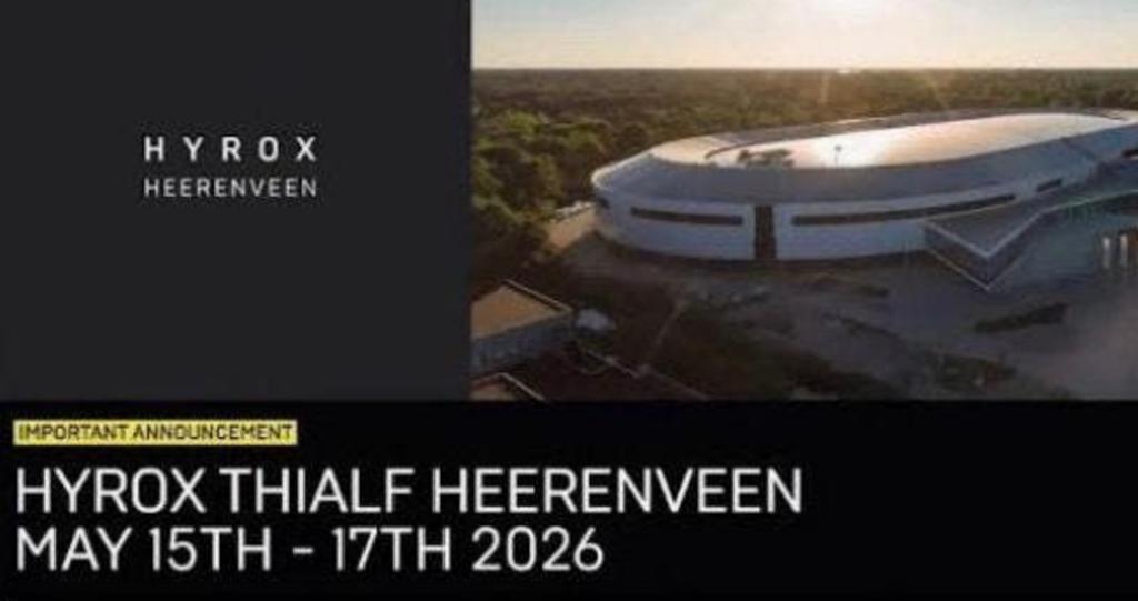 Hyrox Heerenveen Men OPEN zaterdag 16 mei (name changeable), Eén persoon