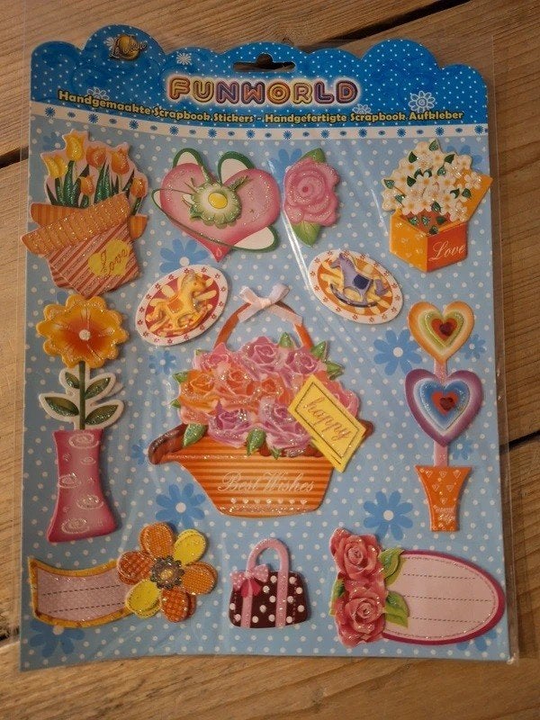 Scrapbook stickers, Hobby en Vrije tijd, Ophalen of Verzenden, Nieuw, Versiering of Embellishment