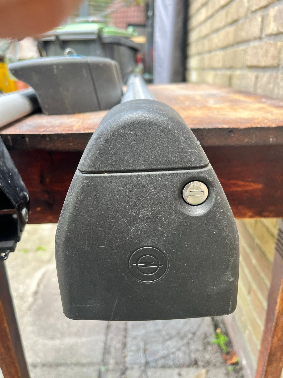 Opel Astra H dakdragers met sleutels, Ophalen, Gebruikt