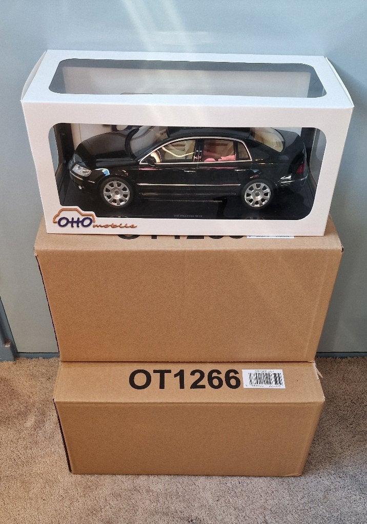 Volkswagen Phaeton 6.0 W12 Zwart L041 2005 OT1266, Ophalen, Nieuw, Auto, OttOMobile
