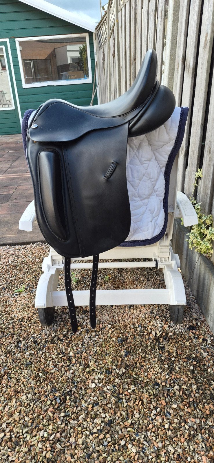 Frank Baines & Wintec Isabel Dressuurzadel, 17 inch, boom MW, Dieren en Toebehoren, Ophalen of Verzenden, Zo goed als nieuw, Dressuur
