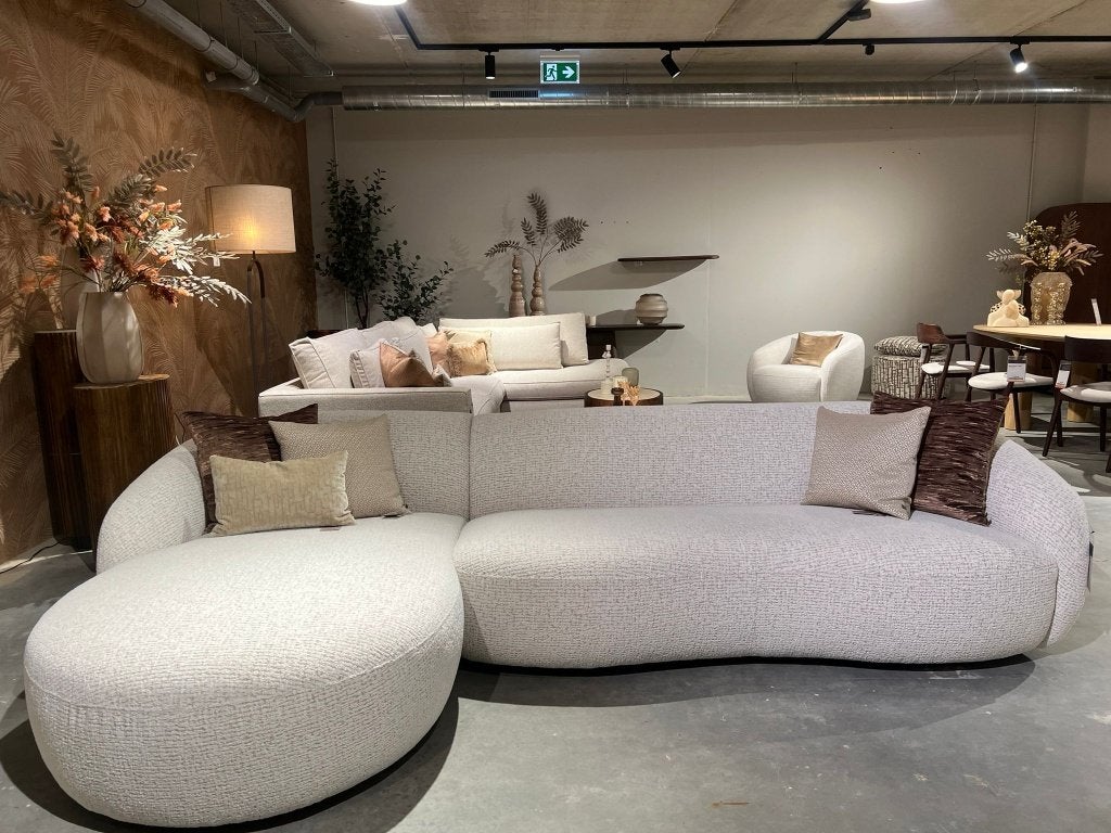 Room108| GUSJ Lenny bank van € 2020,- VOOR: €1414,-, Ophalen, Hoekbank, 300 cm of meer, 75 tot 100 cm