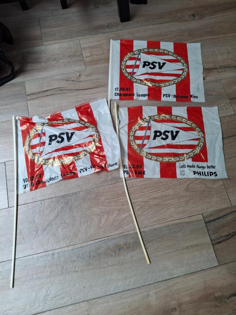 Vlaggetjes PSV seizoen 1997-1998, Maat XL, Ophalen, Shirt
