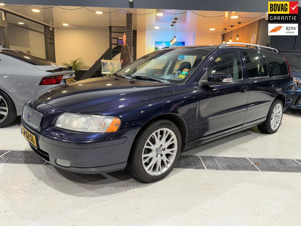 Volvo V70 2.0T Edition Sport AUT|7 Persoon|MEMORY|LEDER|STOE, Automaat, Automatische klimaatregeling, Gebruikt, Zwart