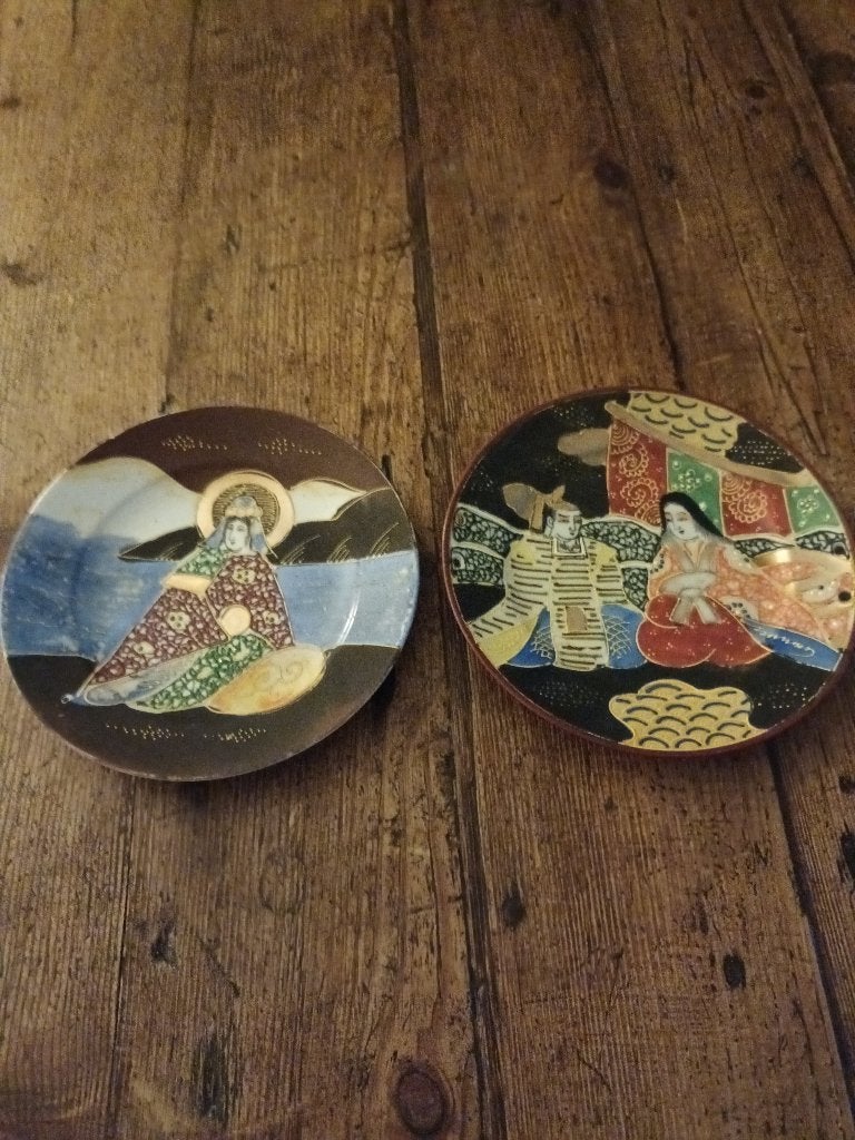2x SATSUMA porselein Japans/ OUD!!, Ophalen of Verzenden