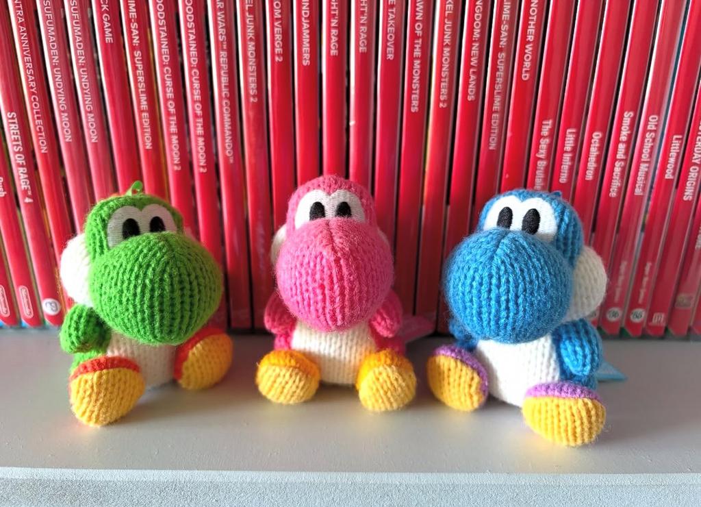 3 x Woolly Yoshi Amiibo, Overige genres, 1 speler, Ophalen of Verzenden, Zo goed als nieuw