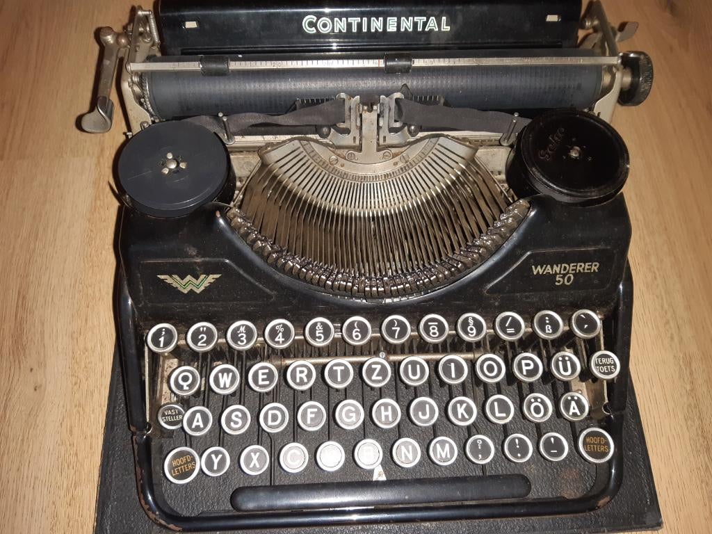 Wanderer Continental 50 typemachine, Ophalen of Verzenden, Gebruikt
