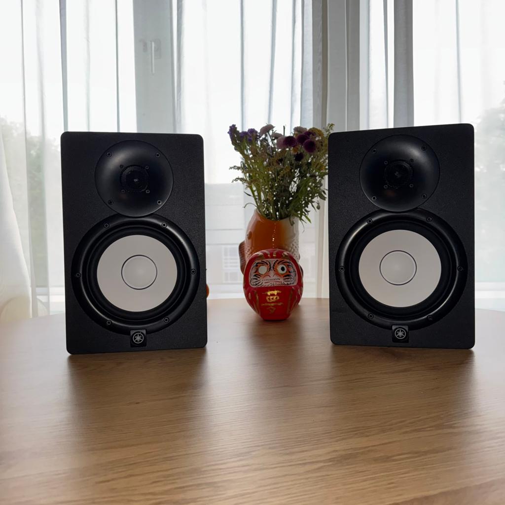 Yamaha HS7 + Stands, Audio, Tv en Foto, Luidsprekers, Zo goed als nieuw, Minder dan 60 watt, Front, Rear of Stereo speakers, Ophalen