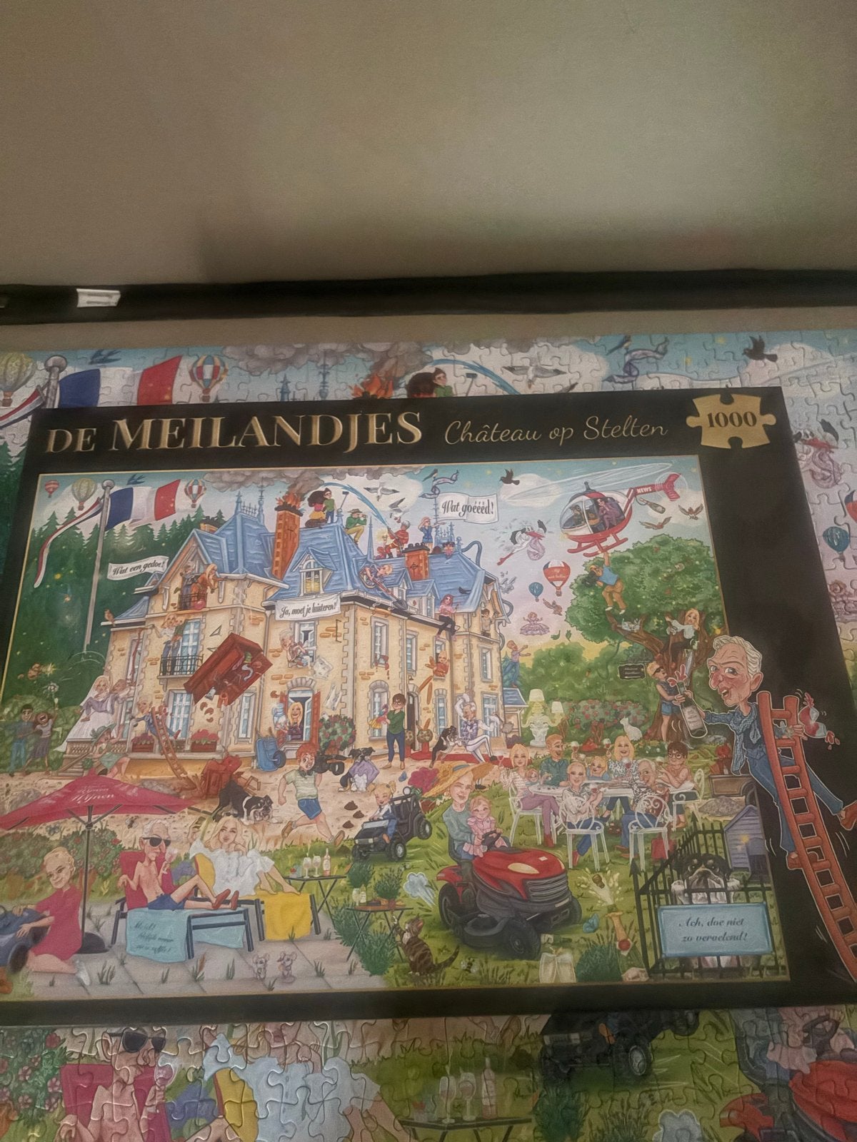 De Meilandjes puzzel 1000 stukjes - Zo goed als nieuw, Hobby en Vrije tijd, Denksport en Puzzels, Ophalen, 500 t/m 1500 stukjes
