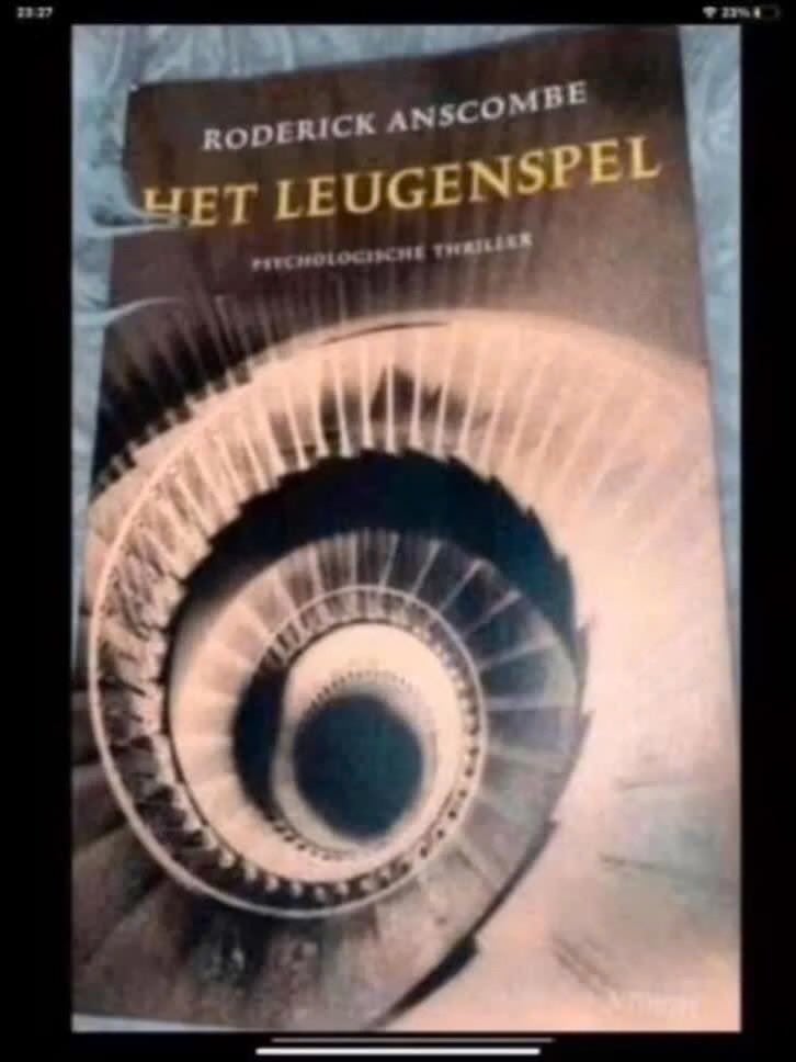 Het Leugenspel - Roderick Anscombe (Psychologische Thriller), Gelezen, Ophalen of Verzenden, Nederland, Roderick Anscombe