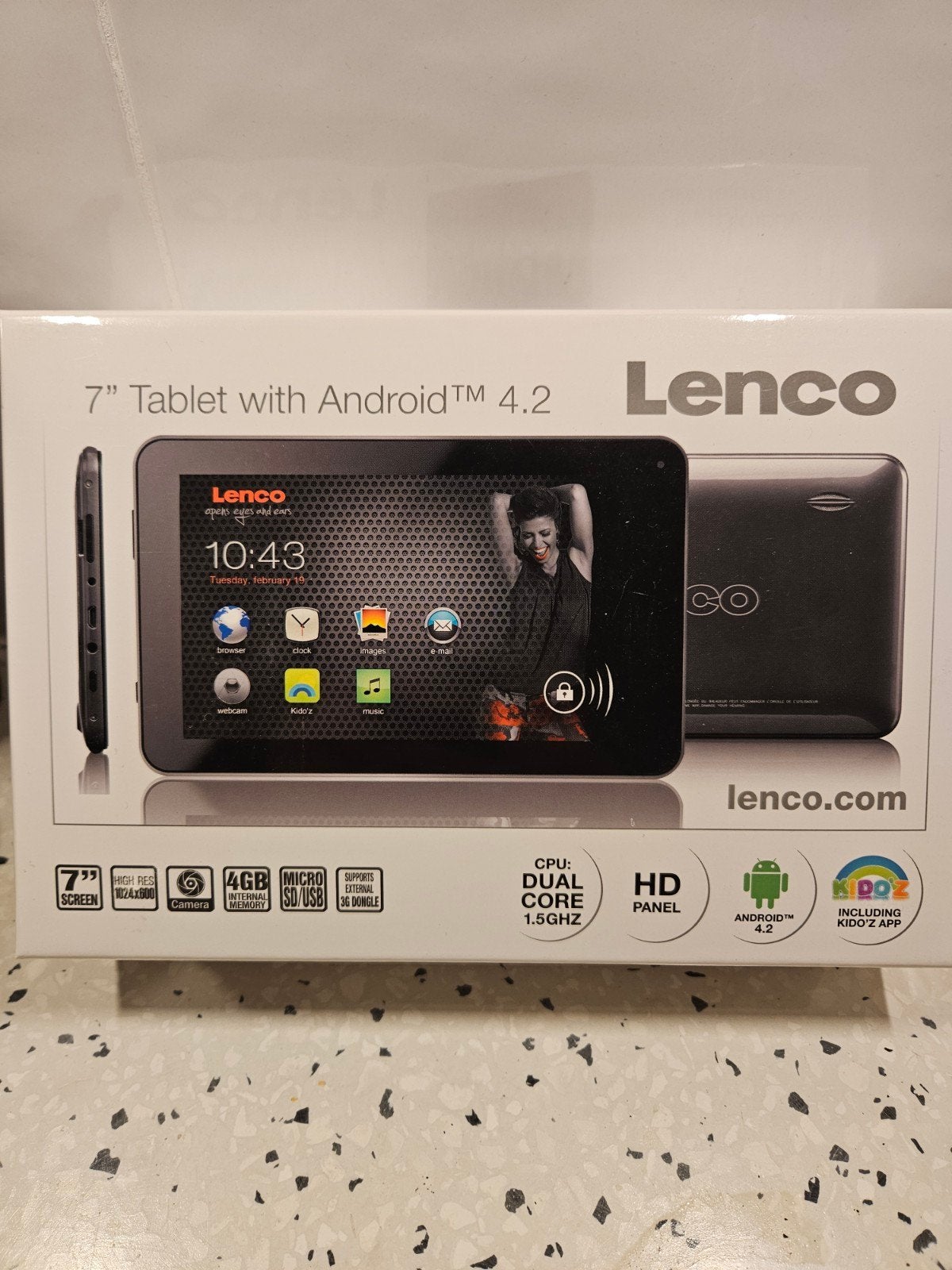 Lenco 7 inch tablet met Android 4.2, Lenco, Uitbreidbaar geheugen, Ophalen of Verzenden, Zo goed als nieuw