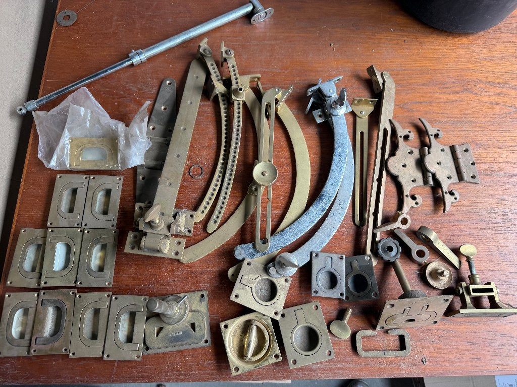 bronzen / messing greepjes en toebehoren, Ophalen of Verzenden, Gebruikt, Overige typen