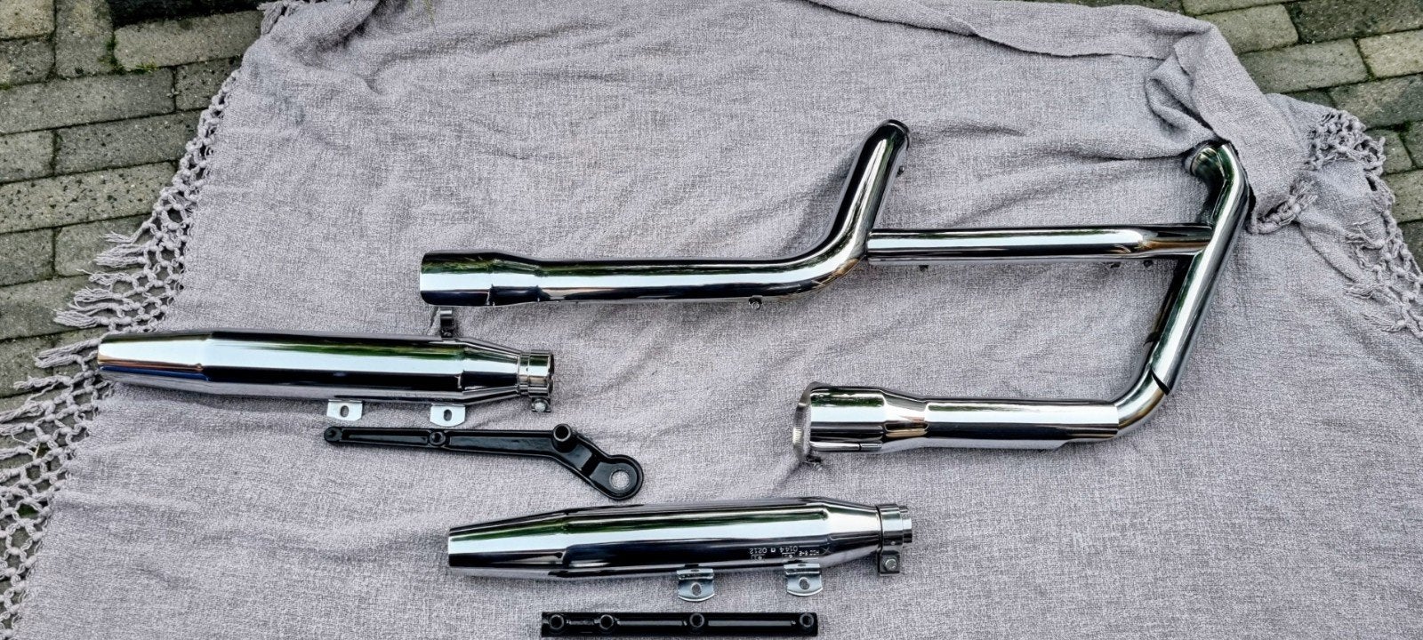 harley evo uitlaat dempers compleet, Ophalen of Verzenden, Nieuw