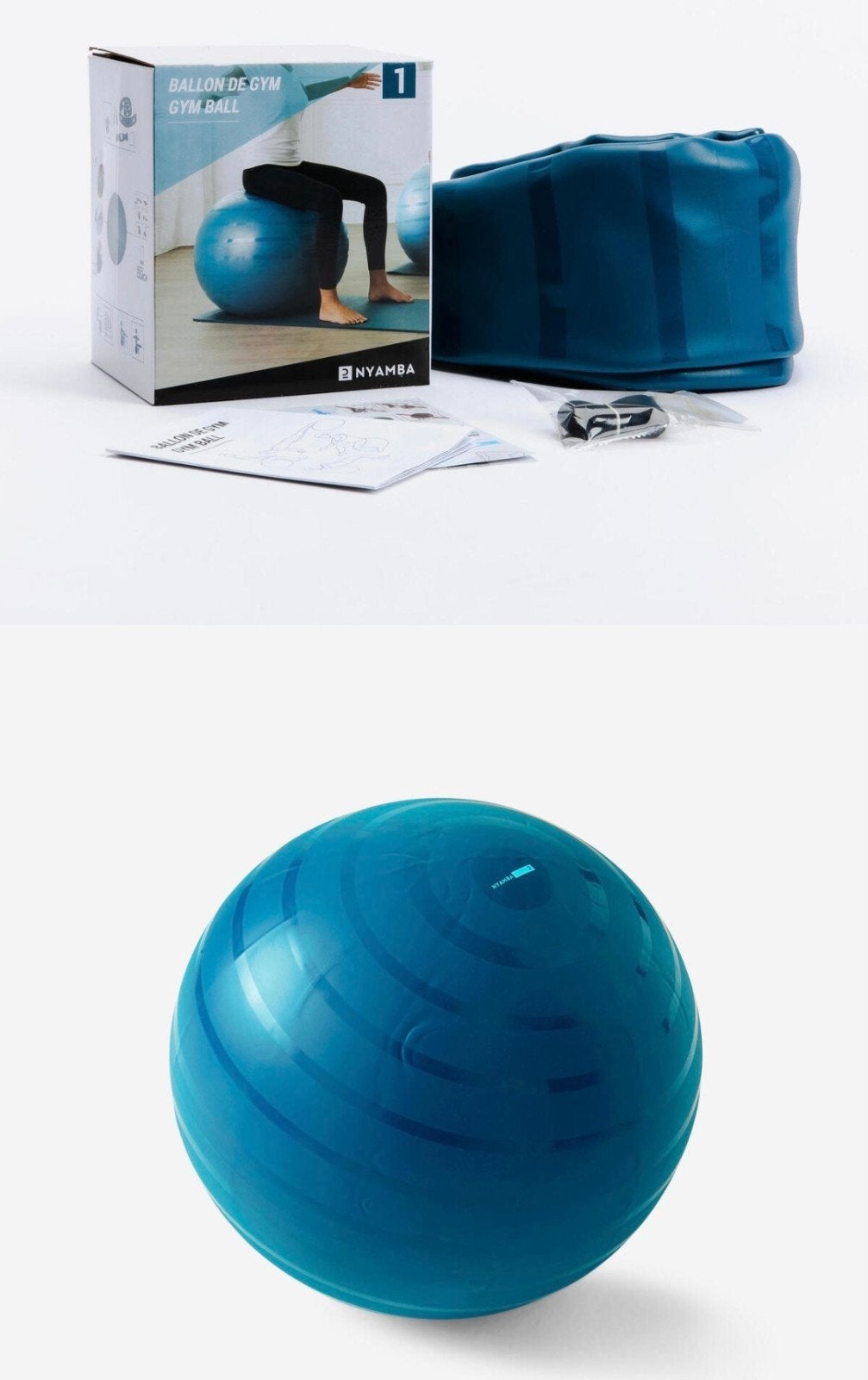Decathlon Yoga Bal Maat 2 - Blauw, Ophalen, Nieuw, Yoga-accessoire