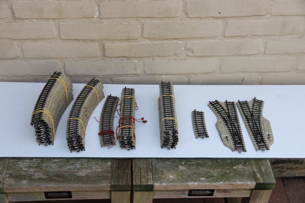 Marklin M Rails 40 stuks, Hobby en Vrije tijd, Modeltreinen | H0, Wisselstroom, Rails, Ophalen of Verzenden, Zo goed als nieuw