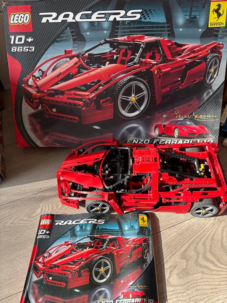 LEGO Racers 8653 Enzo Ferrari 1:10, Overige merken, Gebruikt, Auto, Groter dan 1:32