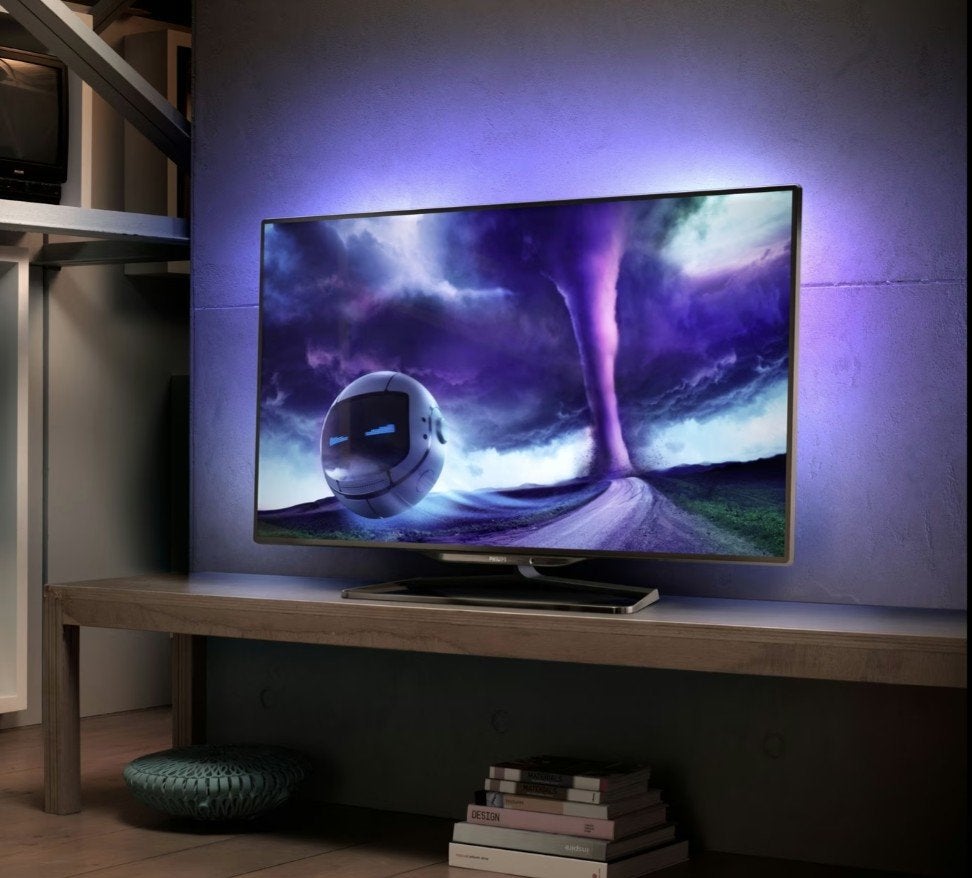 Philips 55PFL8008K 3D Ambilight Smart TV - 55 inch Full HD, Audio, Tv en Foto, Ophalen, Philips, LCD, 120 Hz
