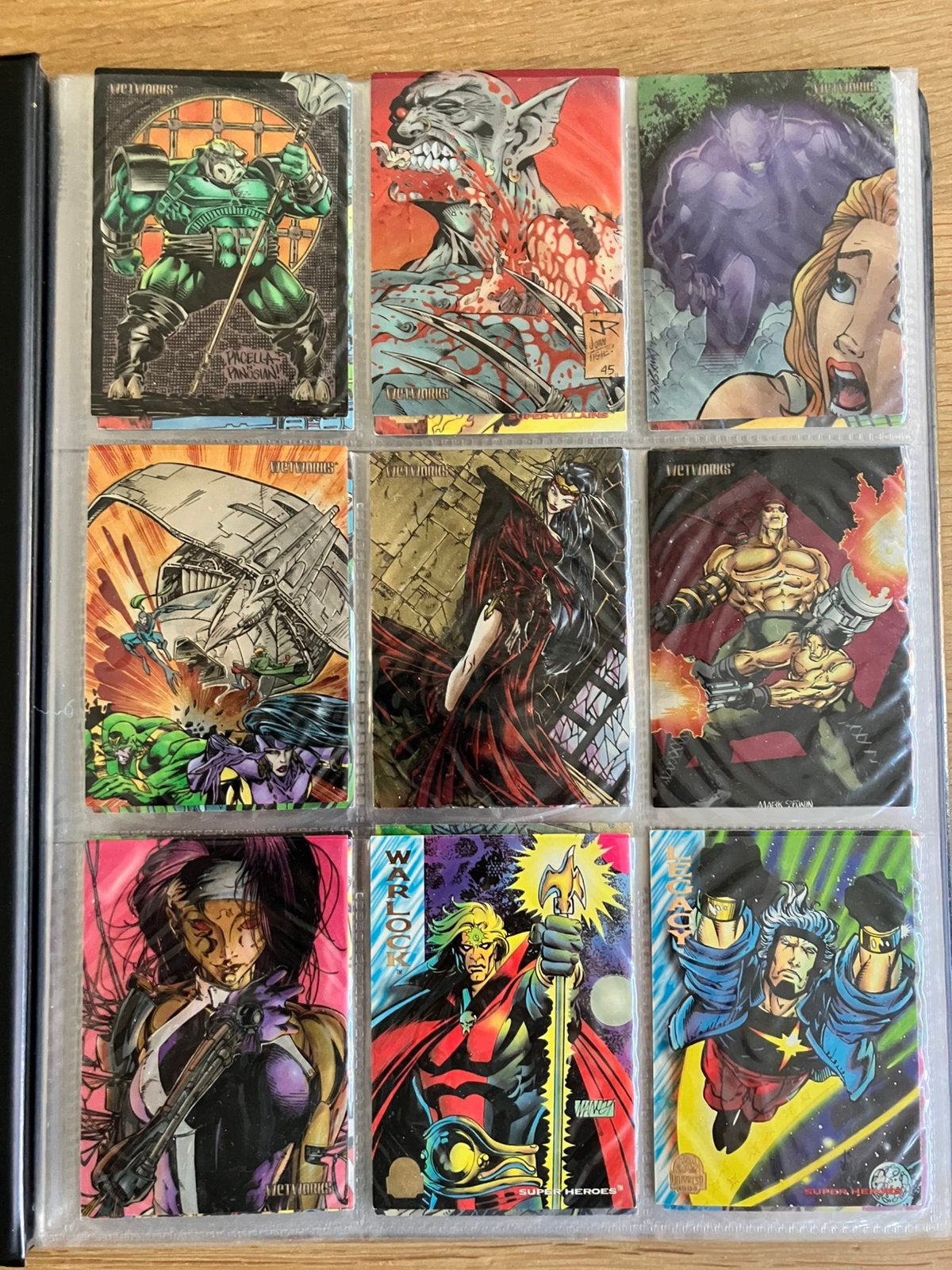 Diverse oude TCG/CCG oa. Marvel, Hobby en Vrije tijd, Verzamelkaartspellen | Overige, Ophalen of Verzenden, Gebruikt, Meerdere kaarten