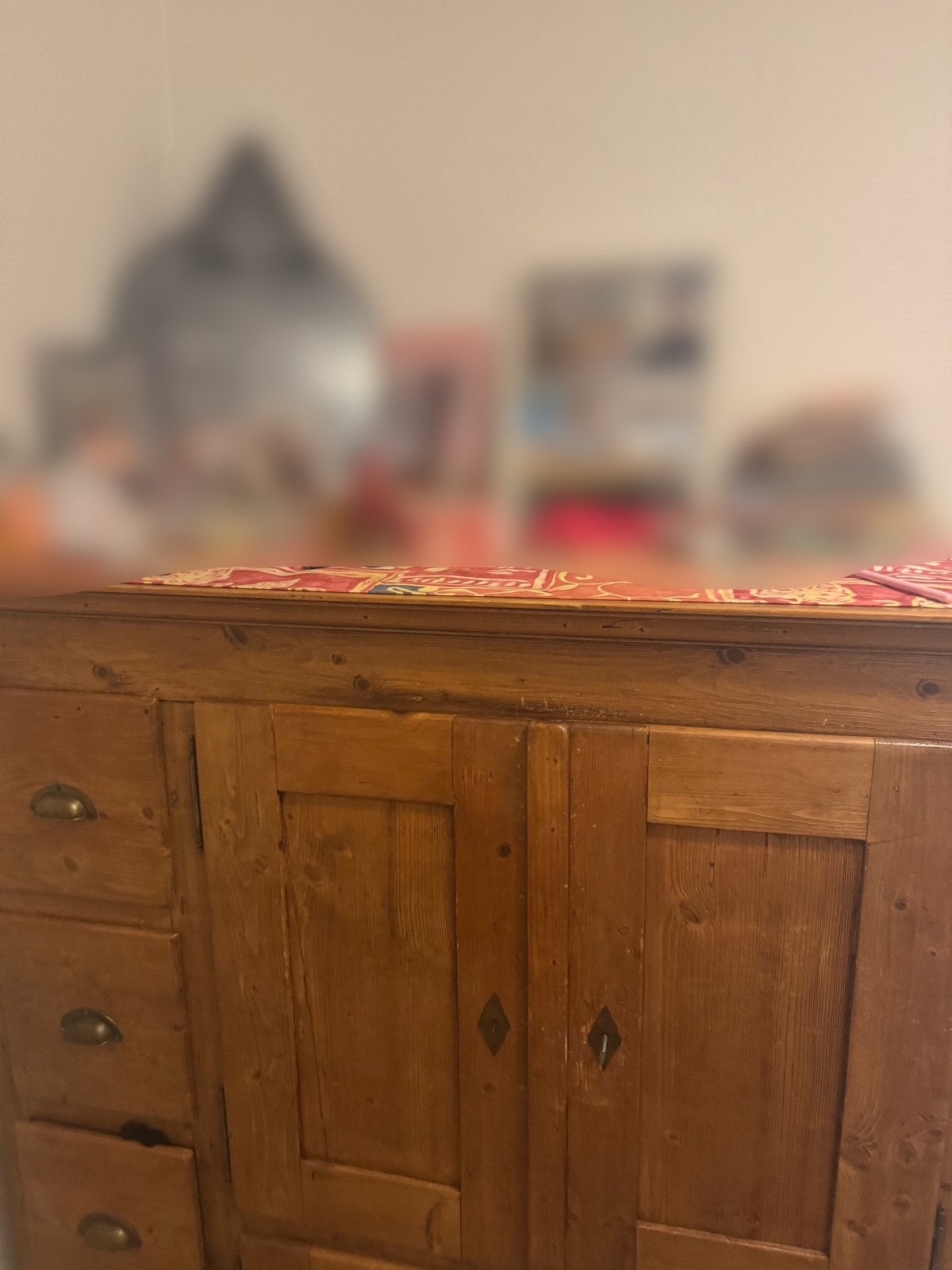 Vintage kast te koop, Huis en Inrichting, Ophalen, Gebruikt, Overige houtsoorten